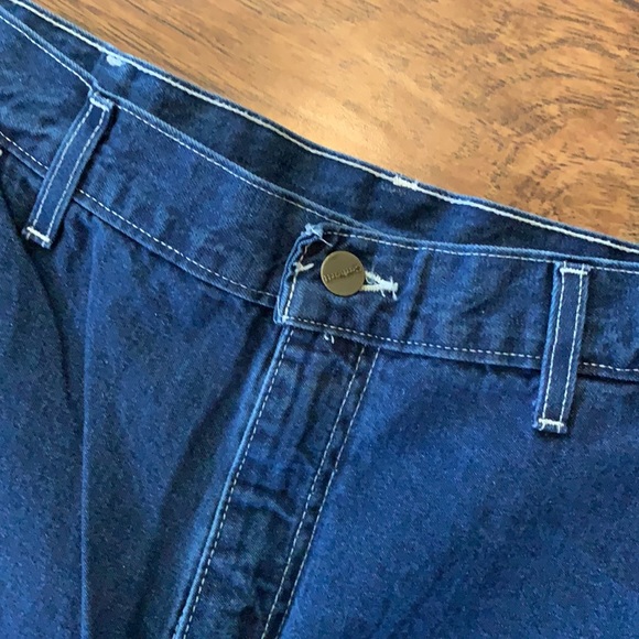 Carhartt Carpenter Jeans 35 x 34 EUC dark denim - Picture 2 of 4